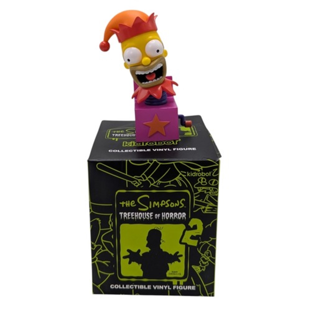 2024 Kidrobot The Simpsons Treehouse Of Horror 2 Jack In The Box Homer 3" Figure